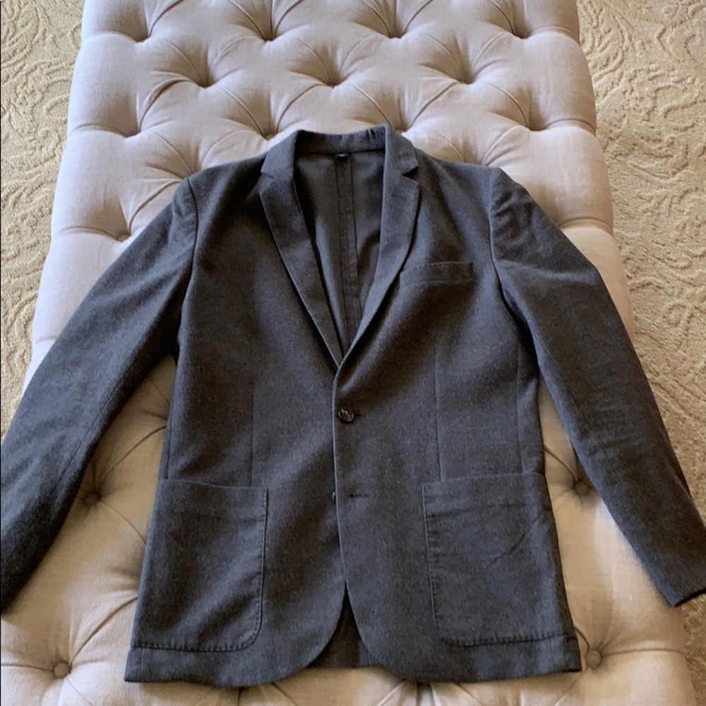 Grey Cotton sports coat (Thompson/ JCrew) size 38